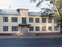 На Фрунзе горит здание, принадлежащее администрации Томского района