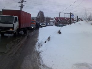 В автомобильных пробках на Энергетической виноваты предприниматели