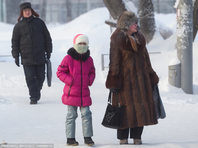 Мороз до -37°С обещают синоптики в Томске на выходных 26-27 ноября