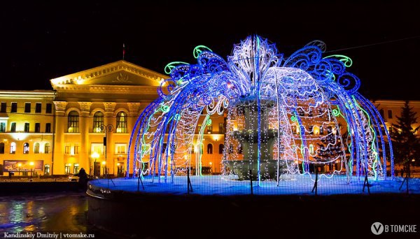 К Новому году на Новособорной установят новый световой фонтан