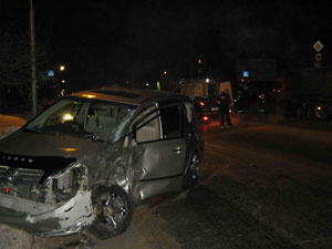 Накануне в аварии с участием трех автомобилей пострадали два человека (фото)