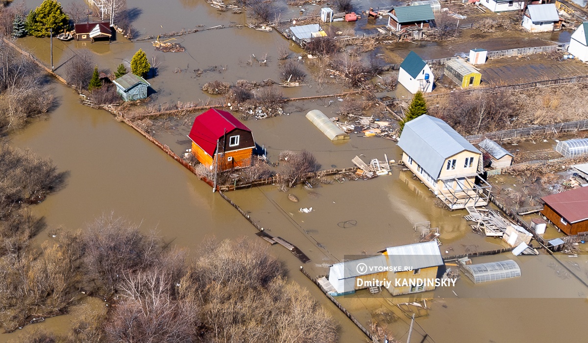 Большая вода отступает? Что происходит на левобережье Томска после разлива  реки | 17.04.2024 | Томск - БезФормата