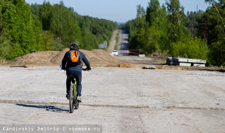 Велодорожки оборудуют на путепроводе в районе Кузовлевского тракта