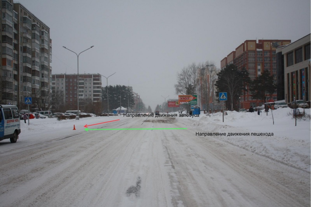 ПАЗик сбил пешехода в Северске