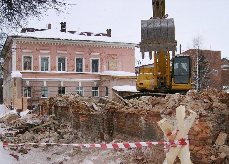 Область будет добиваться восстановления снесенной лавки купца Михайлова в Томске
