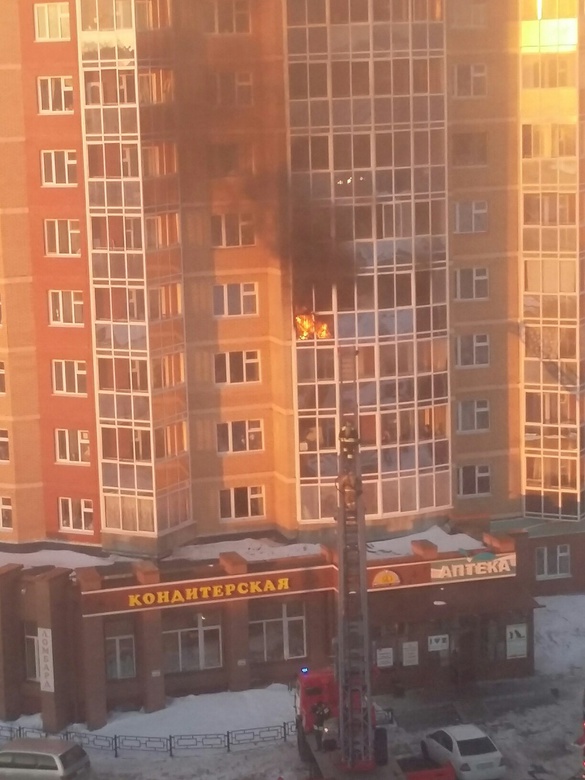 В многоэтажке на Герасименко в Томске произошел пожар