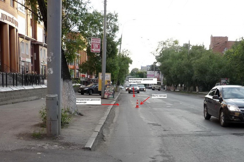 Восьмилетнюю девочку сбили в центре города