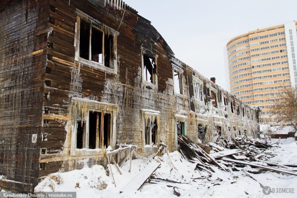 Томичи предлагают создать сквер на месте сгоревшего дома на Кедровой, 36а