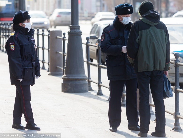 Томская полиция поставила рекорд в Сибири по числу пойманных нарушителей эпидрежима