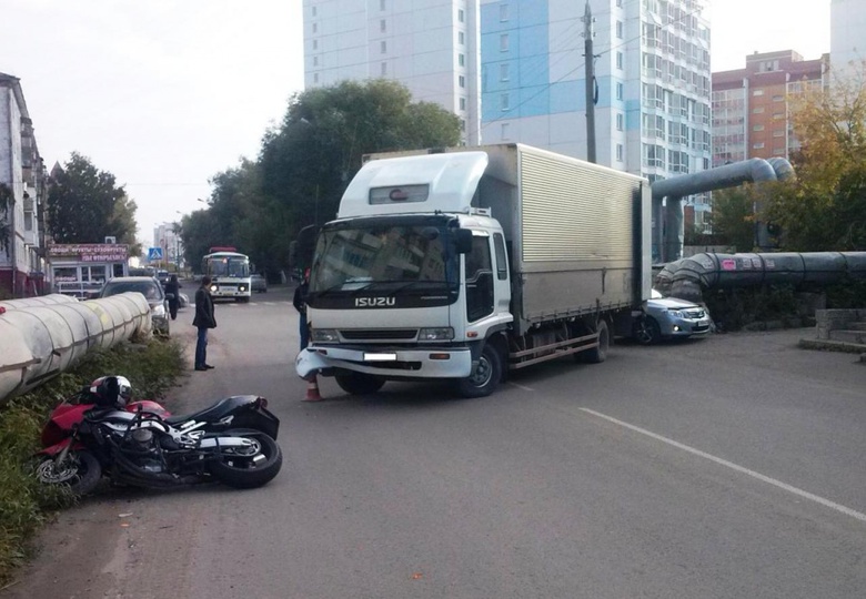 За вчерашний день два мотоциклиста пострадали в ДТП