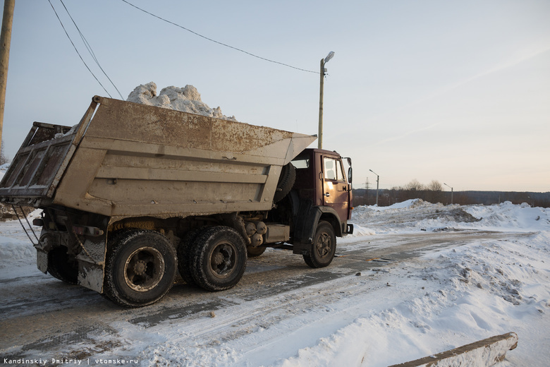 Мэрия рассматривает участок в Томском районе под еще один резервный снегоотвал