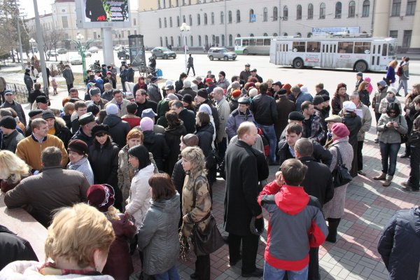 томские дольщики на пикете