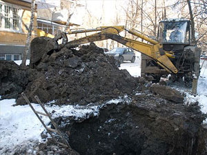 Место порыва на водопроводных сетях на Кулагина не могут обнаружить с прошлой ночи