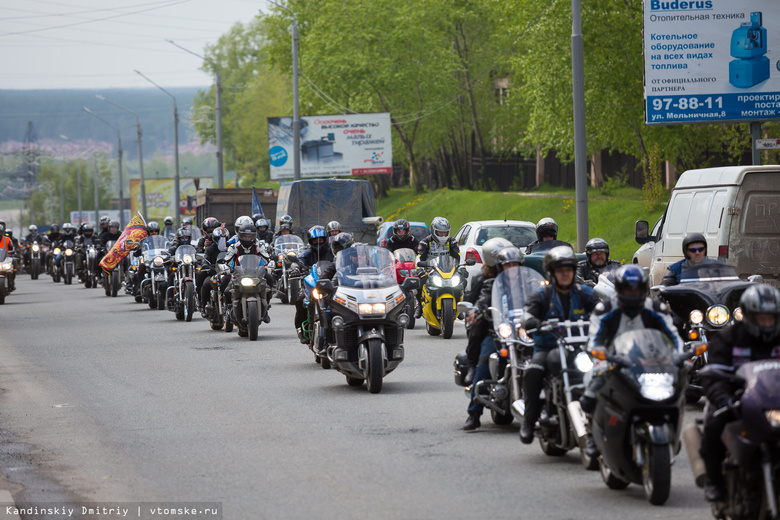 Томские байкеры отметят закрытие мотосезона массовым проездом по городу