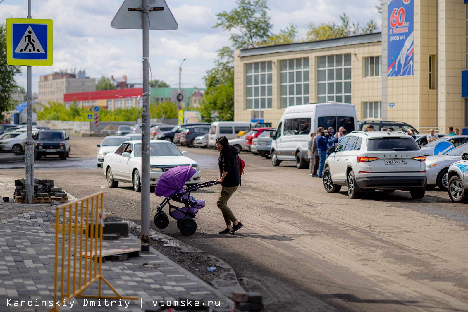 Новые тротуары появятся на протяжении всей улицы Карла Маркса после ремонта  | 19.07.2022 | Томск - БезФормата