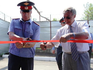 полковник полиции Алексей Кульков и замгубернатора Юрий Сухоплюев