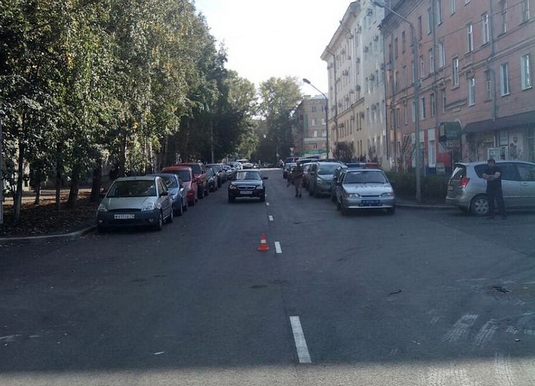 Водитель Lexus сбила переходившую дорогу пенсионерку в центре Томска